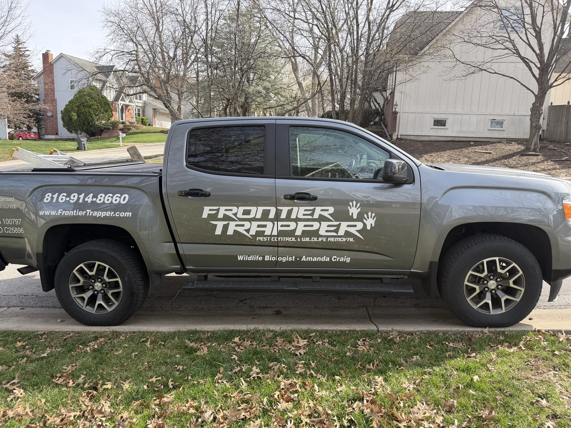Frontier Trapper wildlife control vehicle